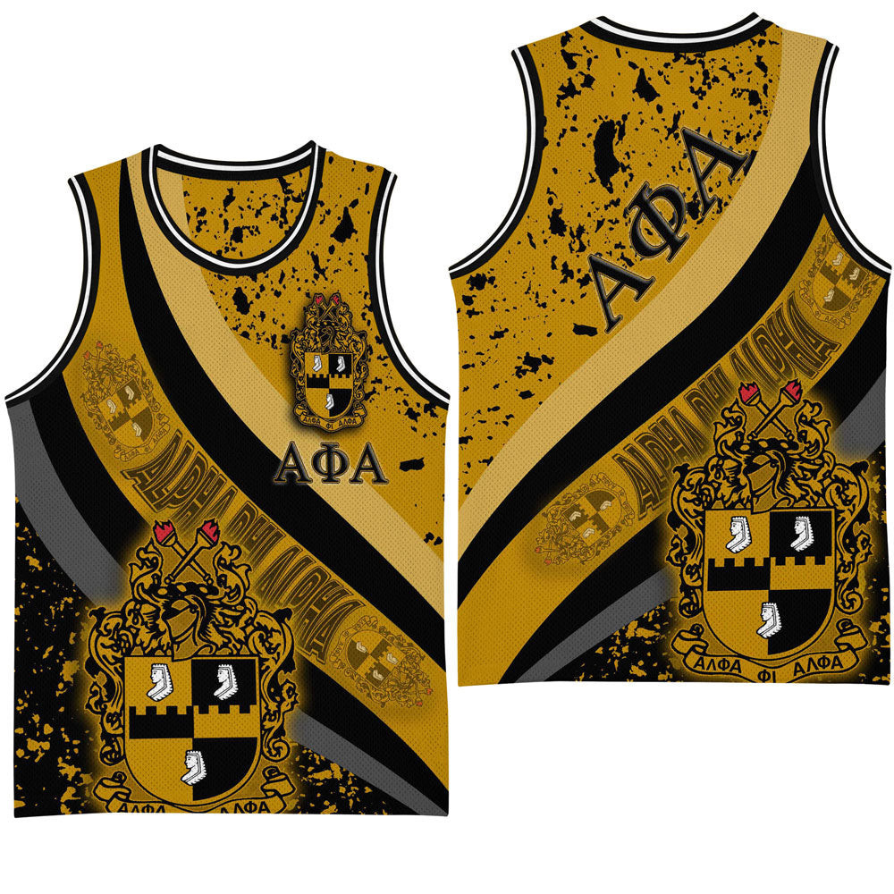 Africa Zone Clothing – Alpha Phi Alpha Special Basketball Jersey A35