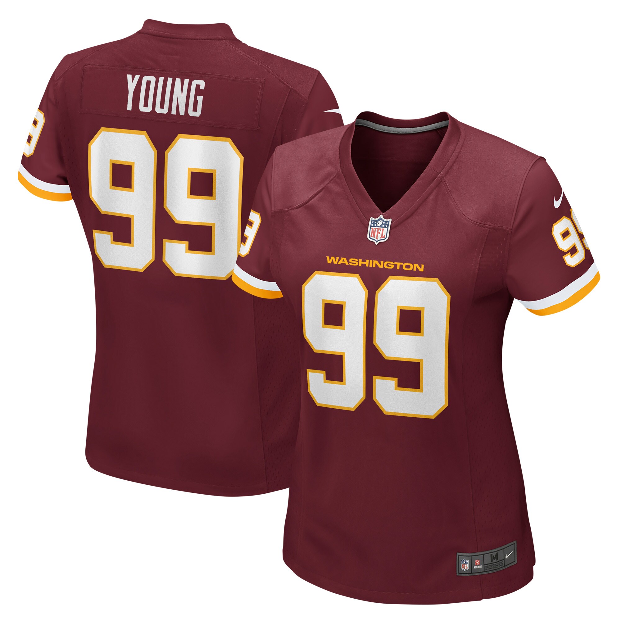 Women’s Washington Football Team Chase Young Burgundy Game Jersey