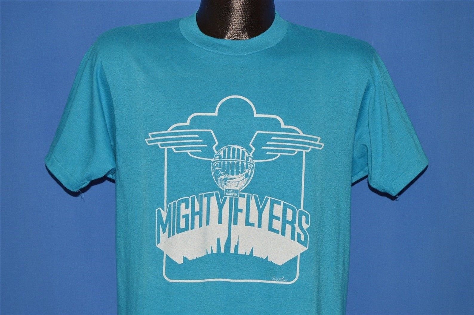 80S Mighty Flyers Astatic Corporation Audio T-Shirt