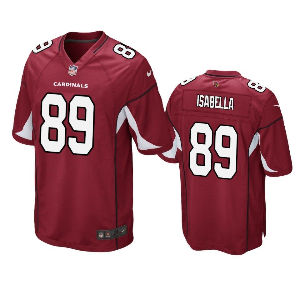 Arizona Cardinals Andy Isabella 2019 NFL Draft Cardinal Game Jersey