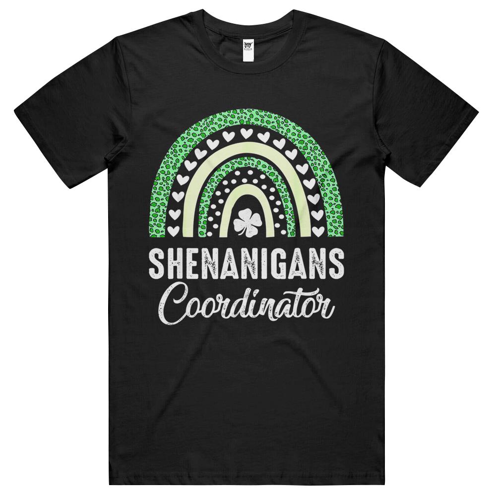 Shenanigans Coordinator Rainbow St Patricks Day Teacher Gift T Shirts