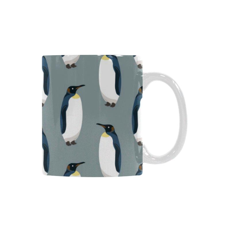 Penguin Pattern Theme Classical White Mug (FulFilled In US)