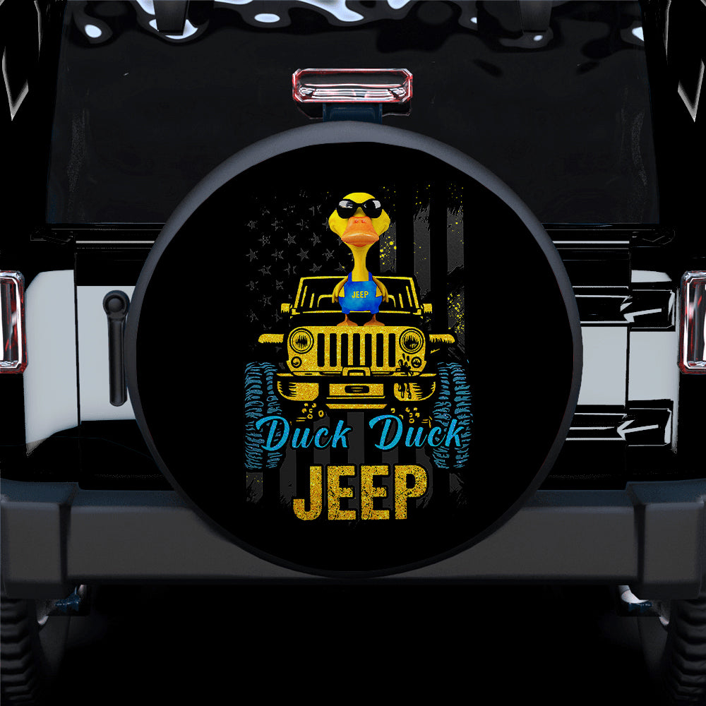 Duck Duck Jeep Car Spare Tire Covers Gift For Campers