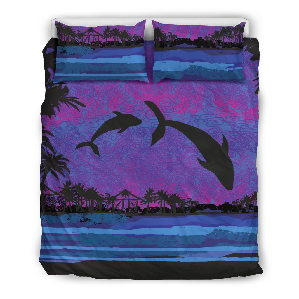 Dolphin Hawaiian Bedding Set