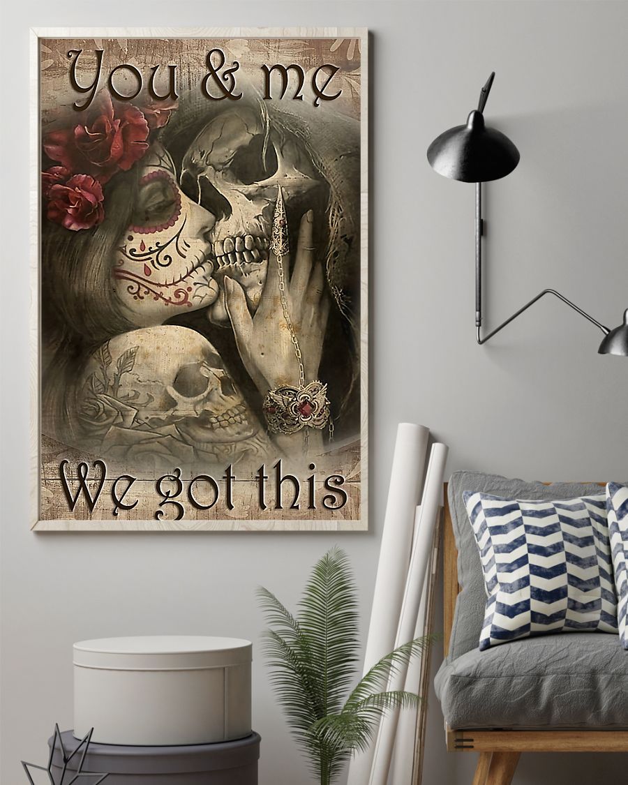Tattoos Art You And Me We Got This Vertical Canvas And Poster | Wall Decor Visual Art