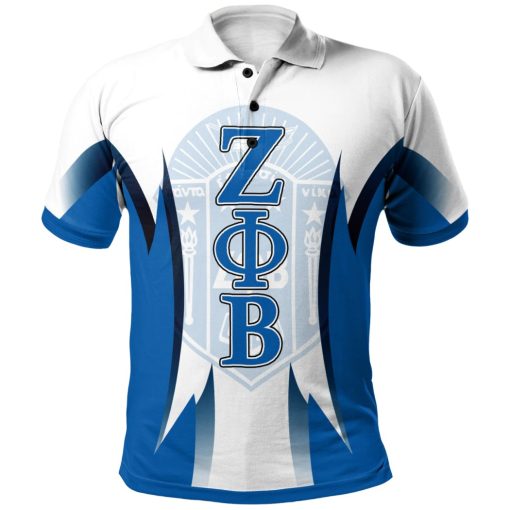 Zeta Phi Beta Sorority Limited Version 3D Polo Shirt