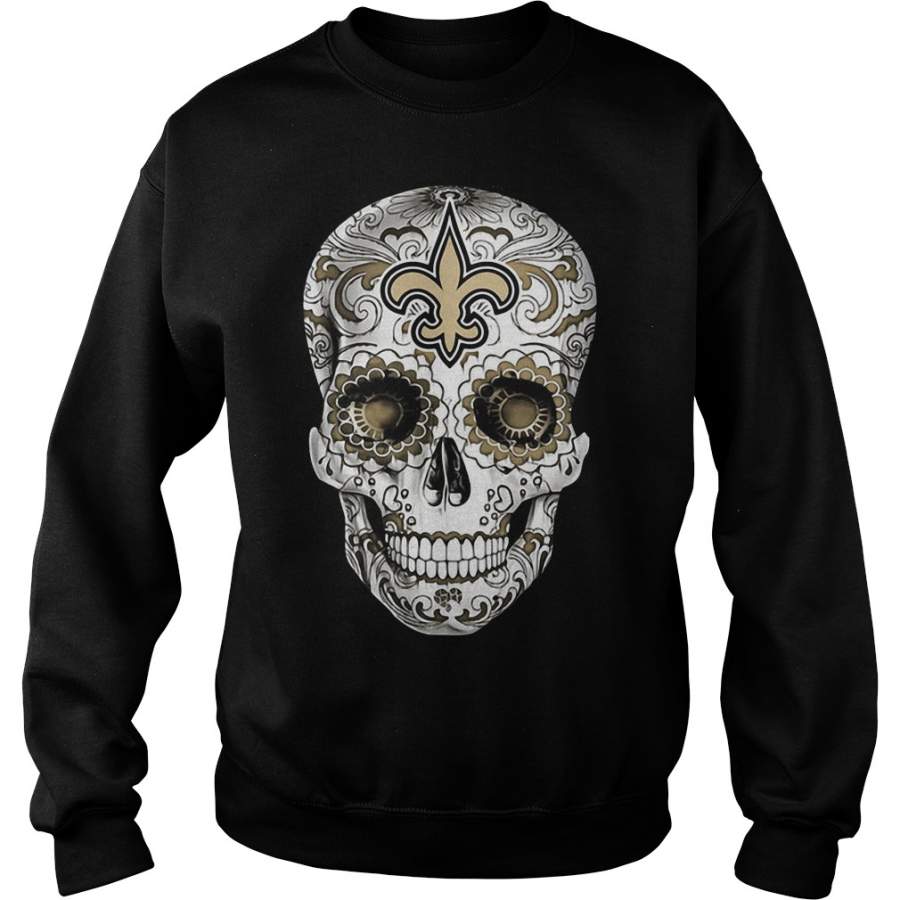 Skull New Orleans Saints Sweatshirt