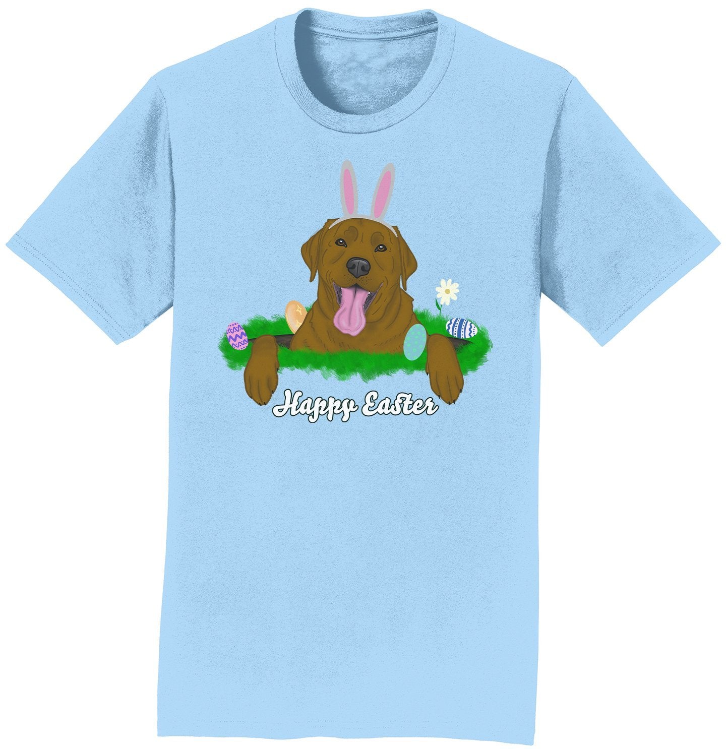 Rabbit Hole Chocolate Labrador  – Adult Unisex T-Shirt