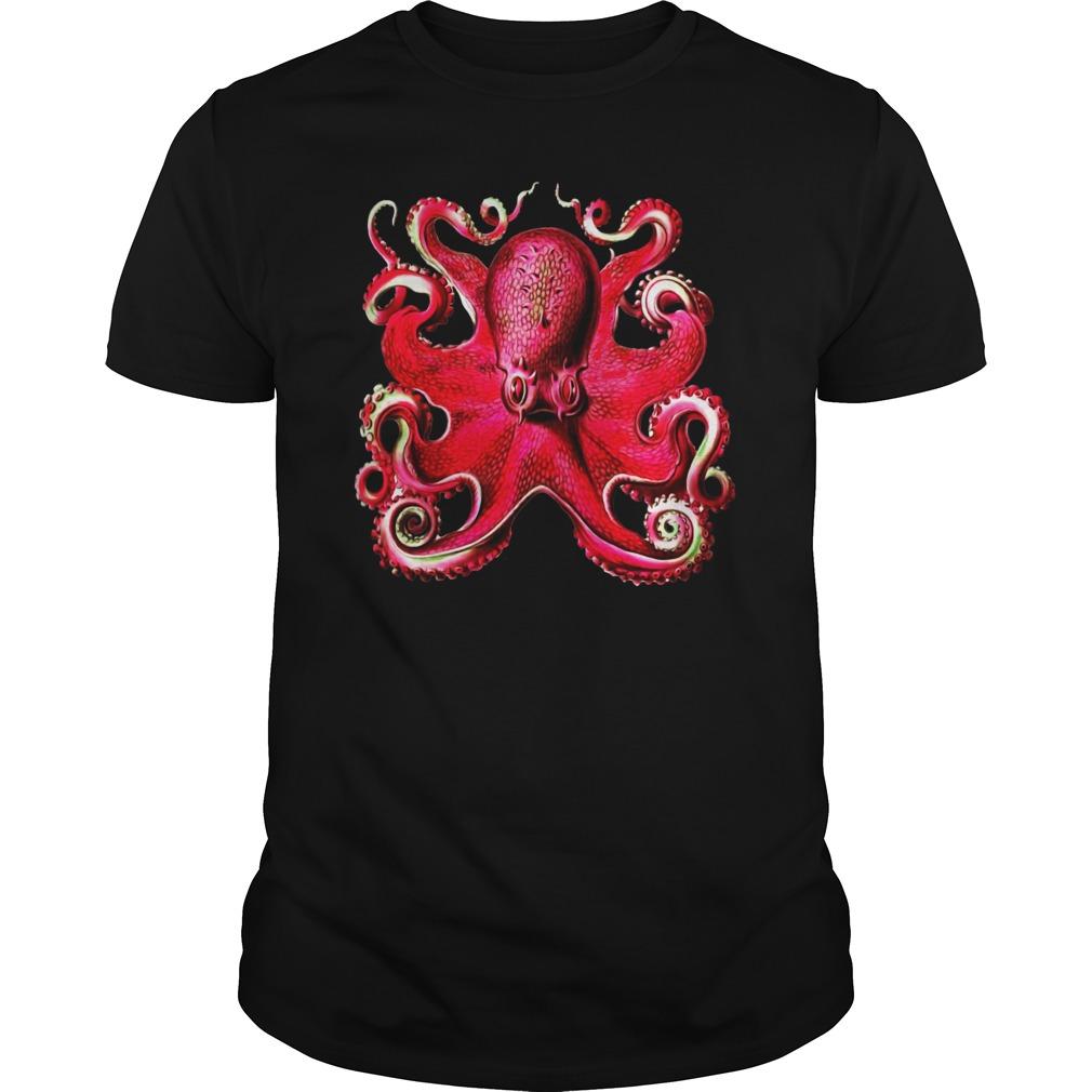 Vintage Kraken Octopus Giant Squid T Shirt