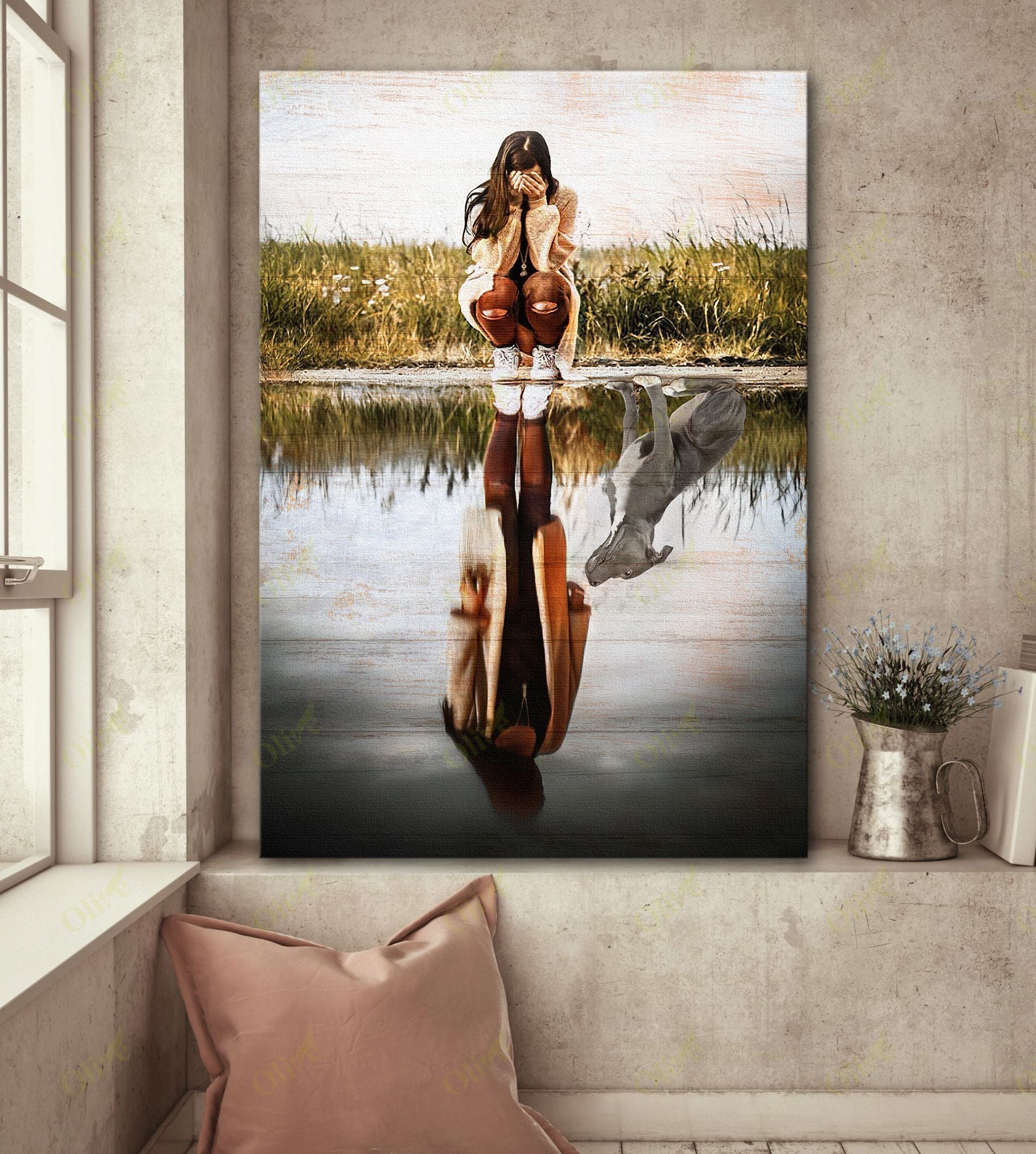 Pit Bull – Miss You Canvas And Poster | Wall Decor Visual Art