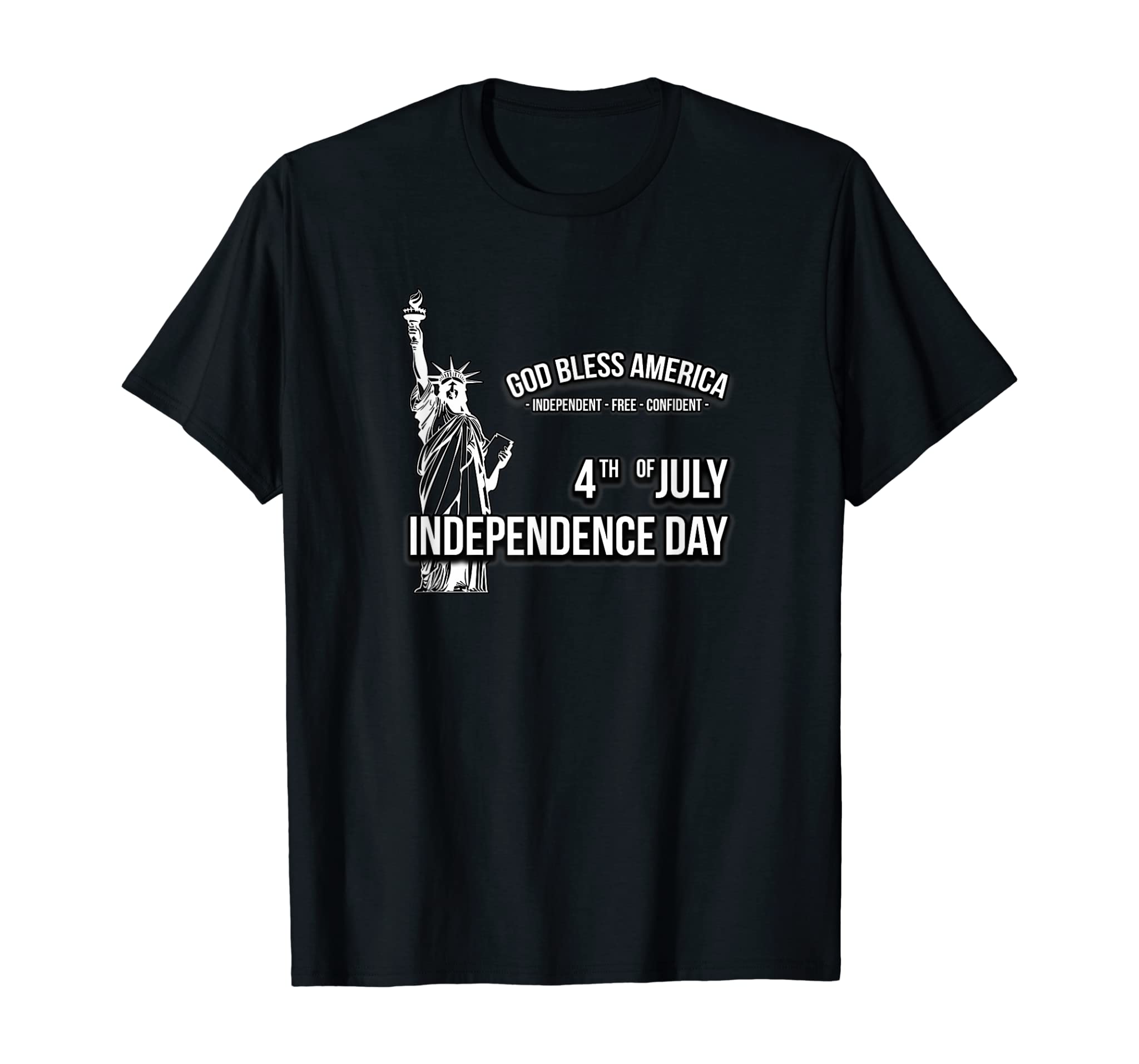 US Independence Day 4th July Statue of Liberty for Men T-Shirt