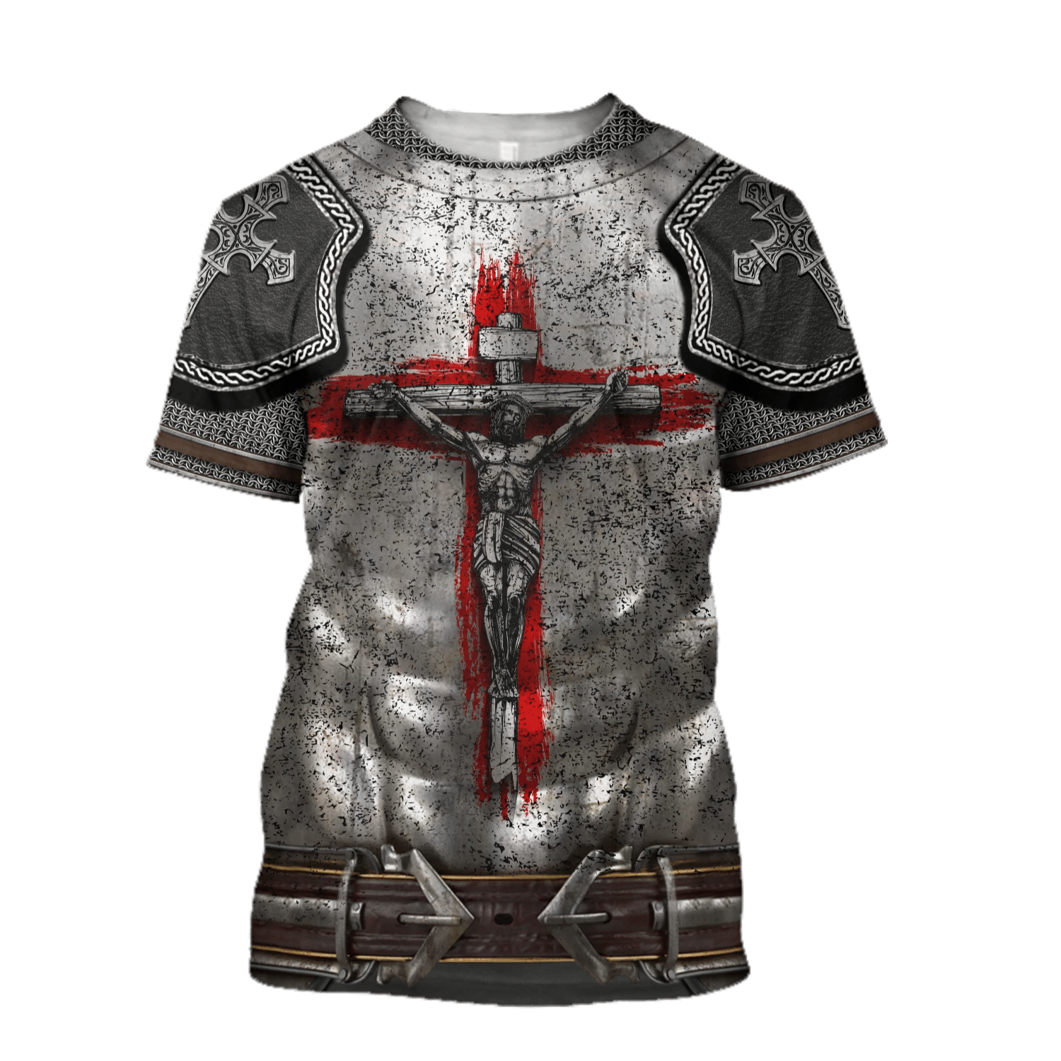 Knight Armor Of God Christian Jesus 3D Printed Design Apparel Men And Women