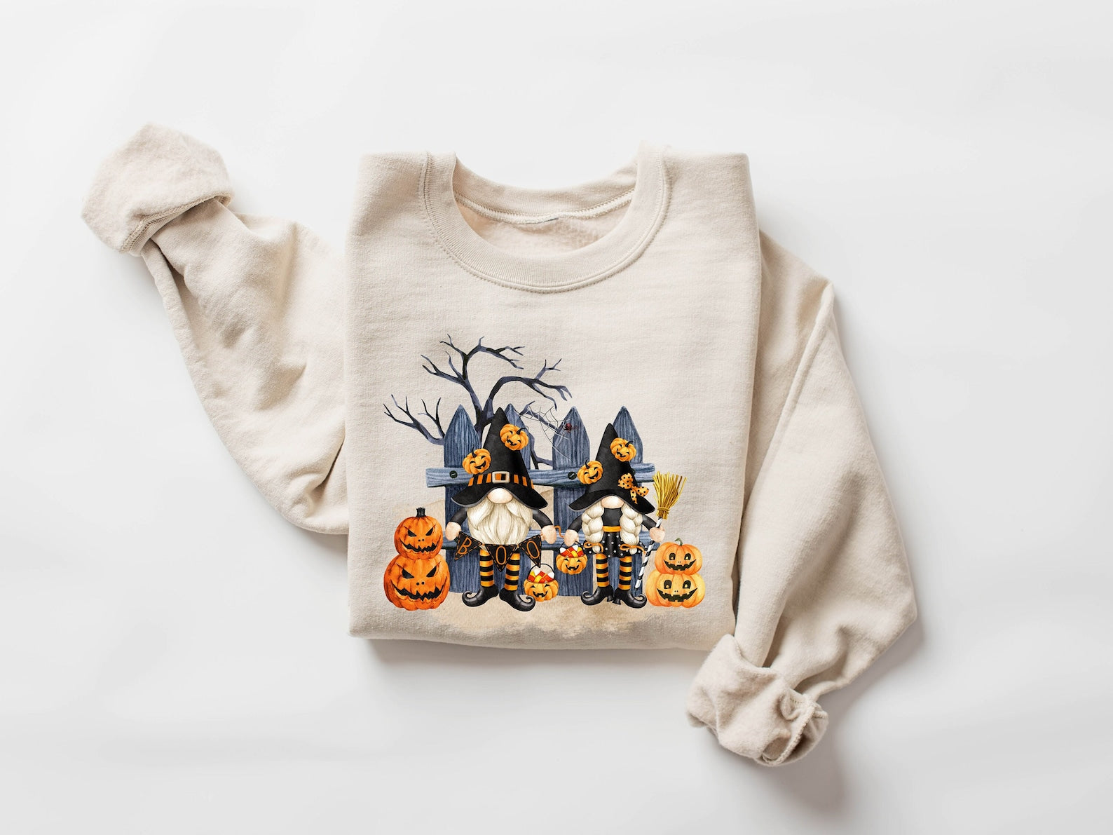 Pumpkin Sweatshirt 2D Crewneck Sweatshirt All Over Print Sweatshirt For Women Sweatshirt For Men Sws3844