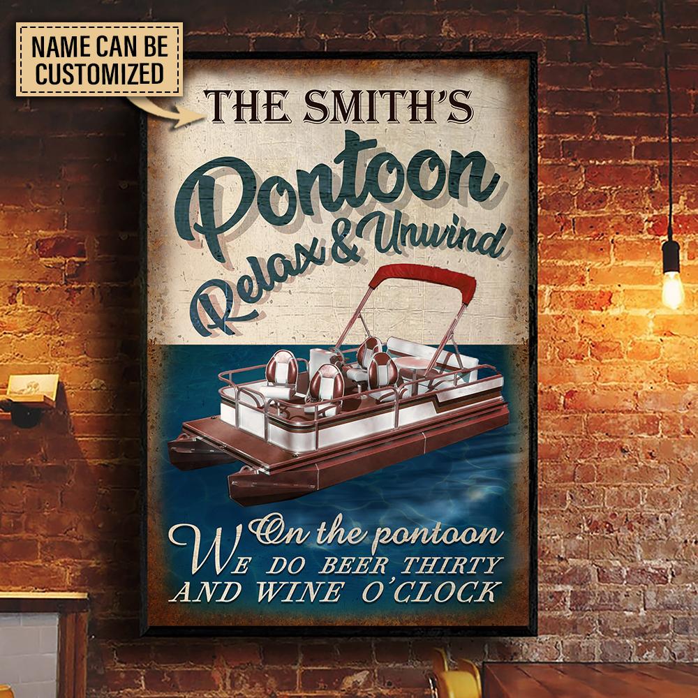 Personalized Poontoon On The Pontoon We Do Customized Poster - Poster ...