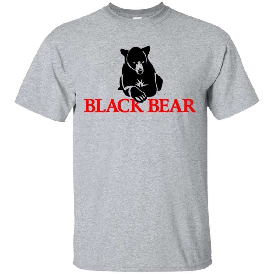 AGR Black bear Mens Cotton T-Shirt