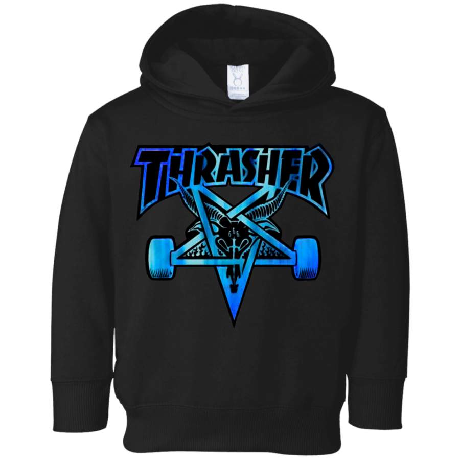 Thrasher Skateboard Fashion 3326 Rabbit Skins Toddler Fleece Hoodie