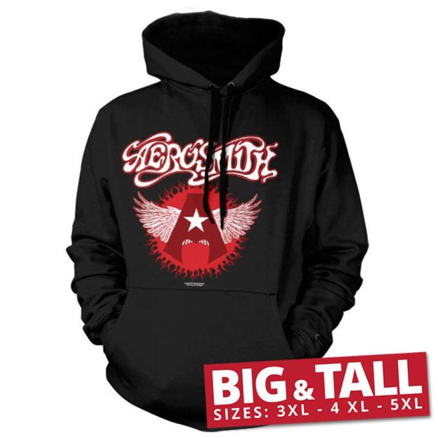 Aerosmith Flying A Logo Big & Tall Hoodie