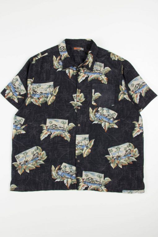 Post Card Black Unique Design Hawaii Shirt Ha94448