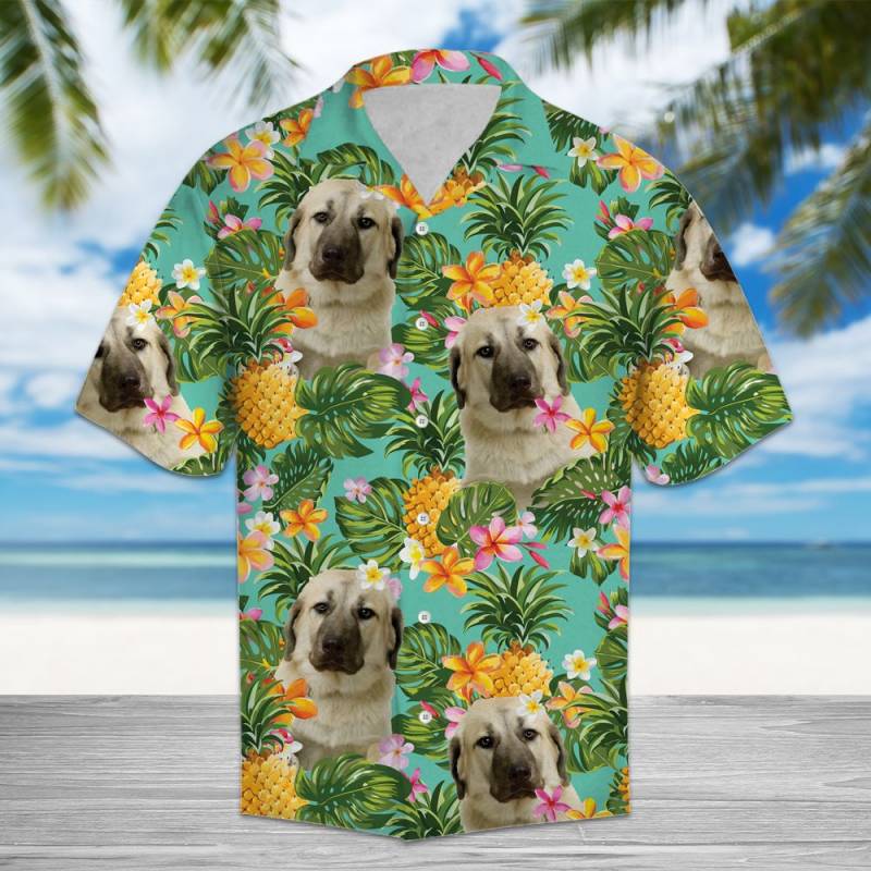 Tropical Pineapple Anatolian Shepherd Hawaiian Shirt Ha74532