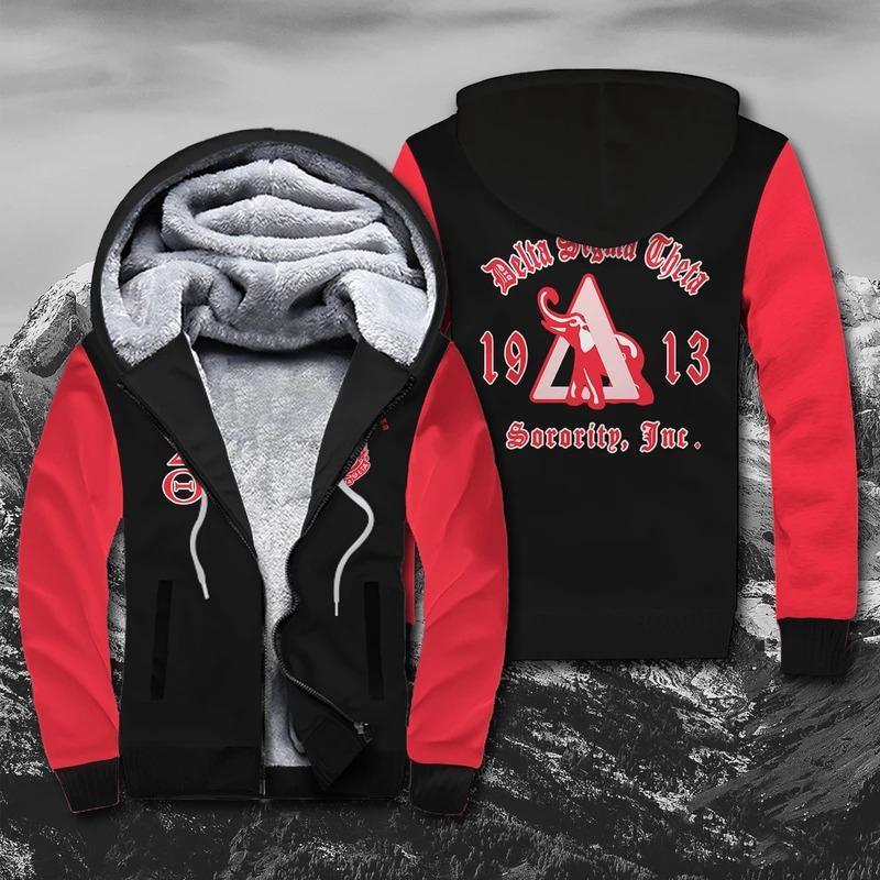 Greek Life Hoodie – Elephant Delta Sigma Theta 1913 Sherpa Hoodie