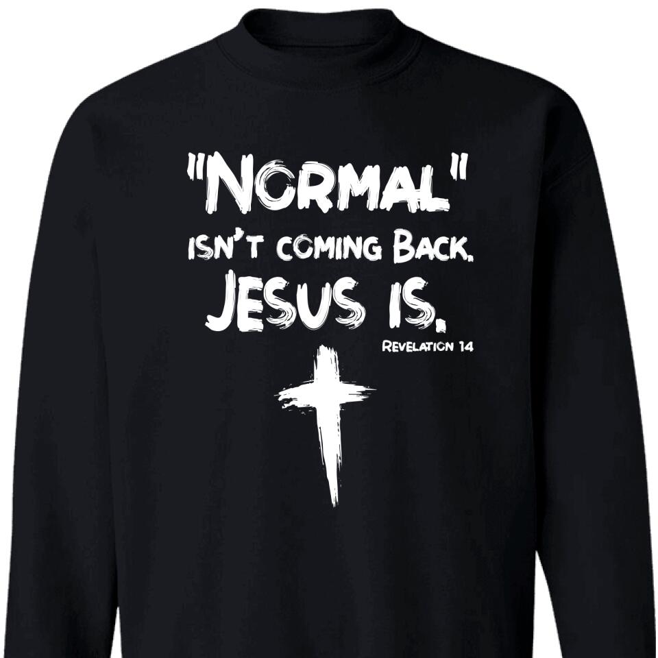 Normal Isn’T Coming Back, Jesus Is Sweatshirt