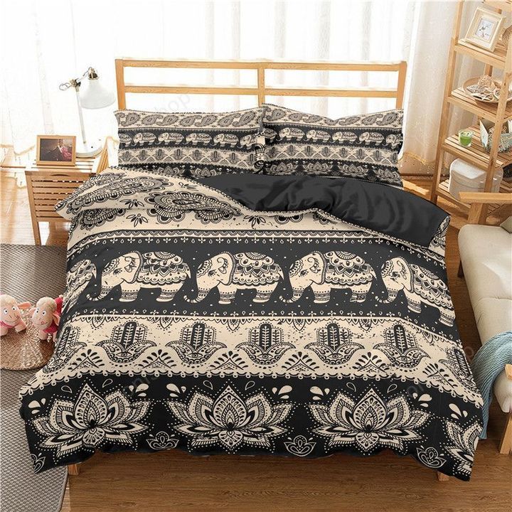 Bohemian 3D Elephant PTC251110 Bedding Set