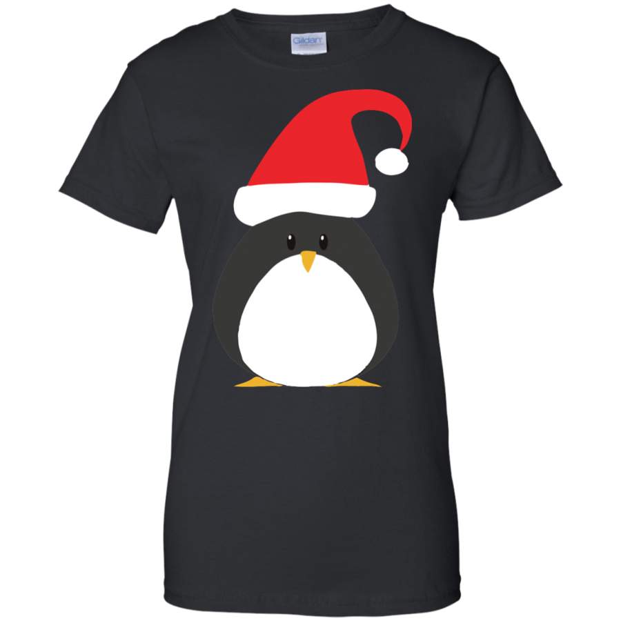 Slurp Christmas Penguin Ladies T-Shirt