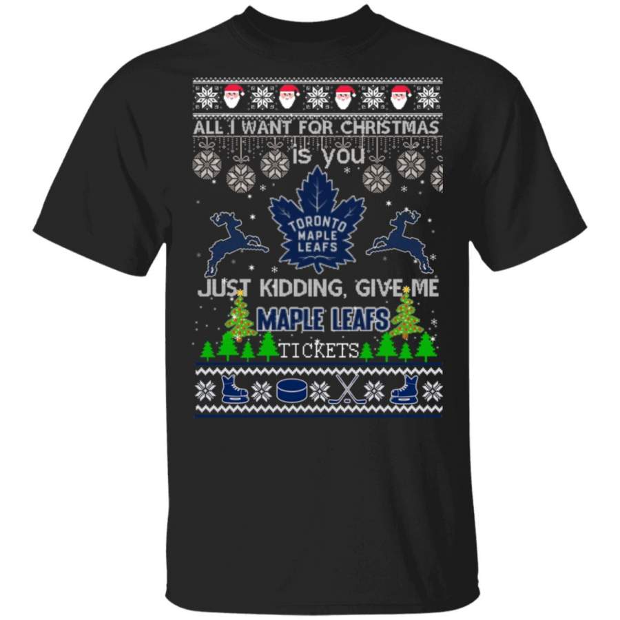 All I Want For Christmas Is You Toronto Maple Leafs Ice Hockey Ugly Christmas Sweater, Hoodie, Sweatshirt