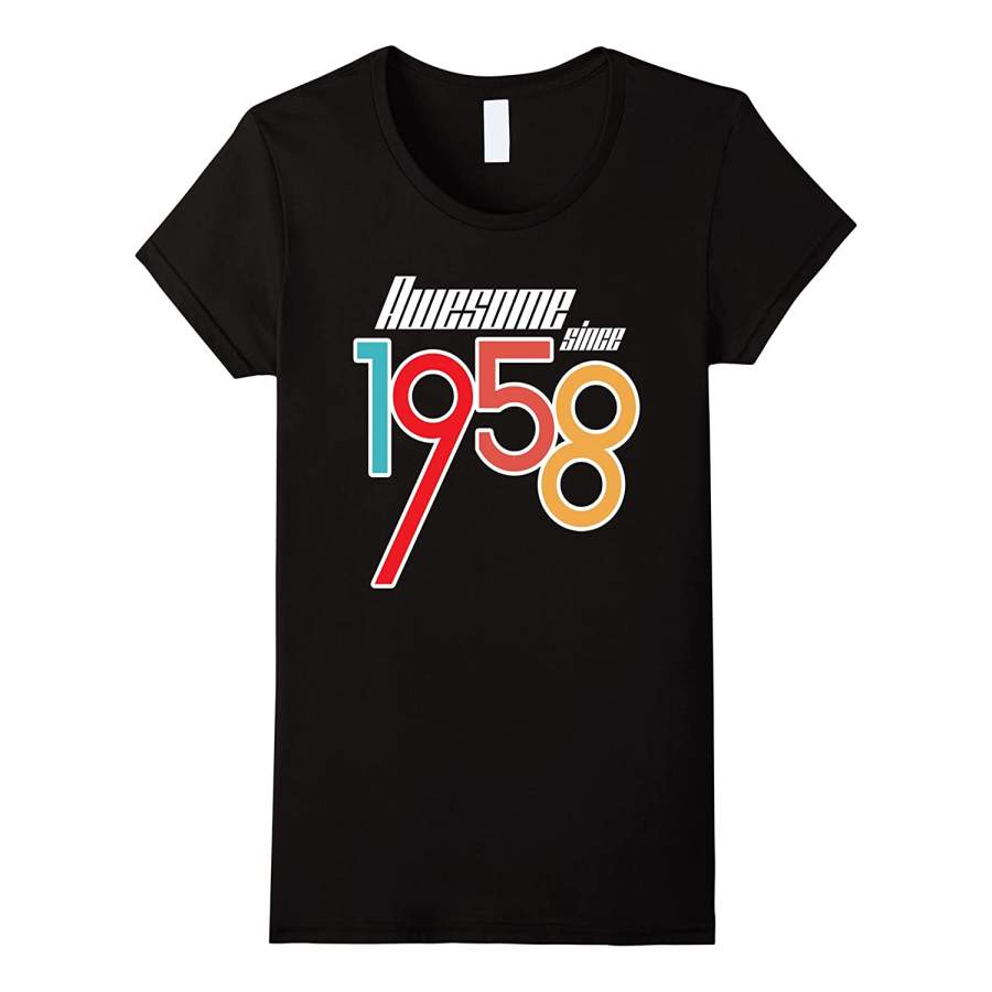 59th Birthday Gift Vintage Made In 1958 Awesome T-Shirt