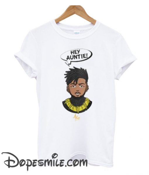 Eric Killmonger Hey Auntie cool T Shirt