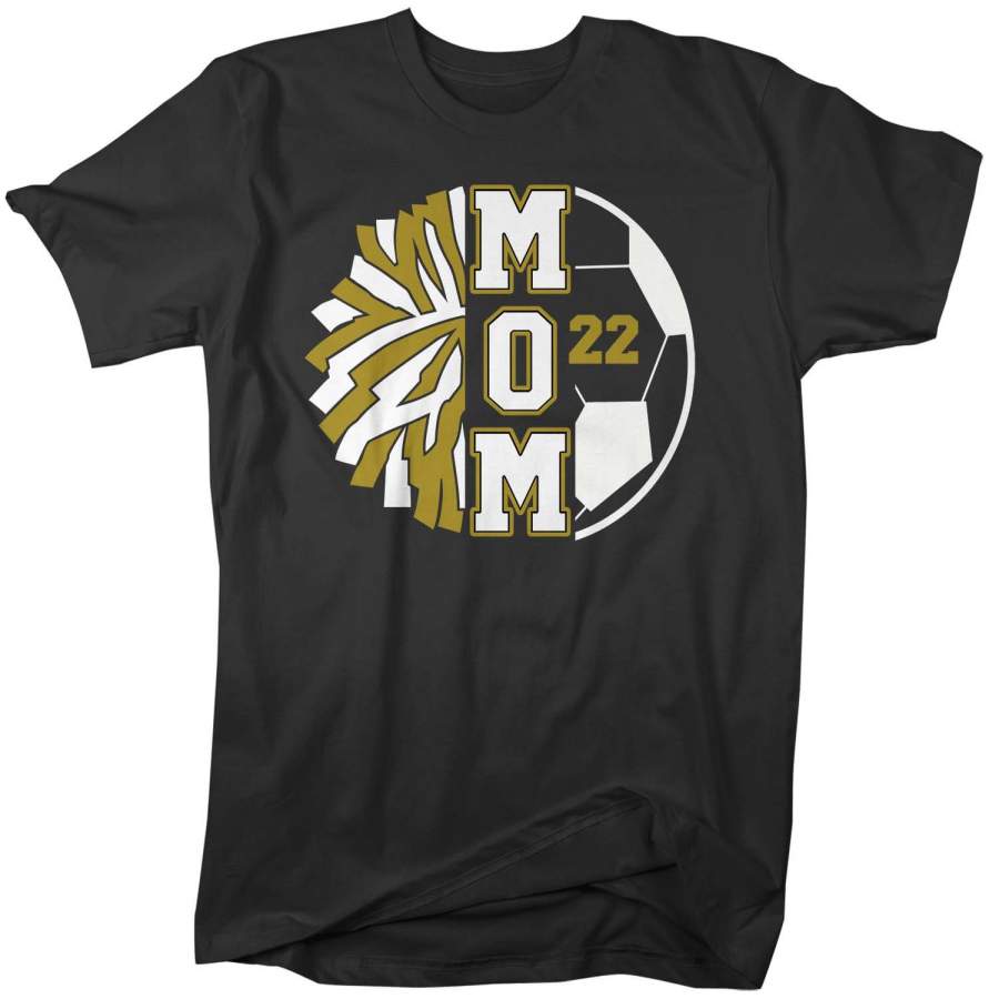 Men’s Personalized Cheer Dad T Shirt Custom Soccer Shirts Cheer T Shirt Personalized Team Soccer Tshirt