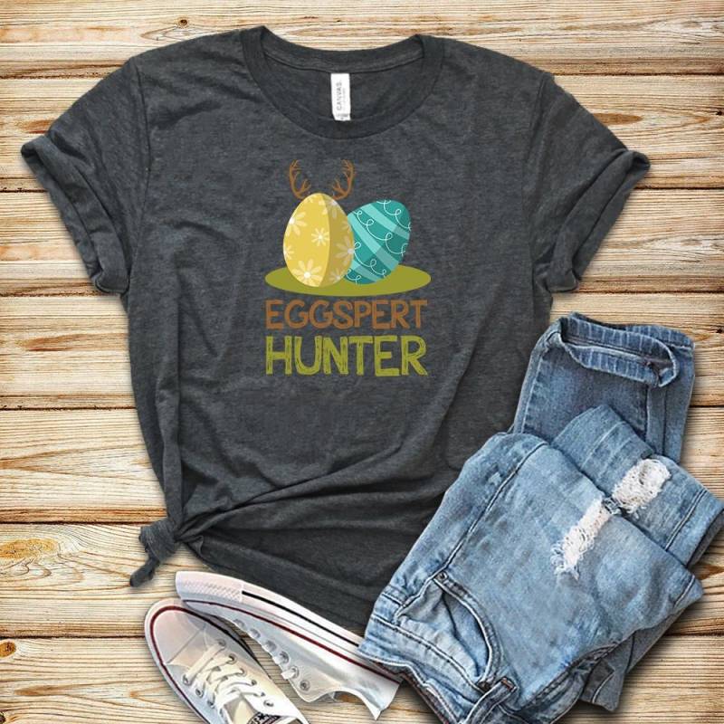 Crushtee Easter Eggspert Hunter Shirt Tank Top Hoodie Easter Shirt Easter Bunny Shirt Easter Outfit Easter Gift Easter Bunny Long Sleeve Hoodie