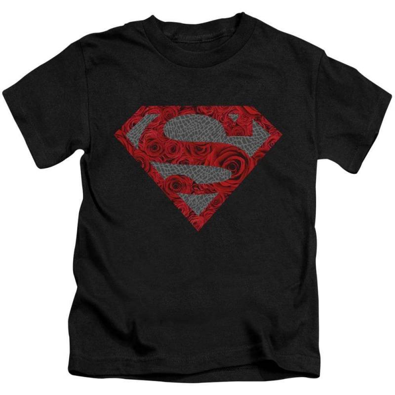 Superman Elephant Rose Shield Kid’s T-Shirt (Ages 4-7)