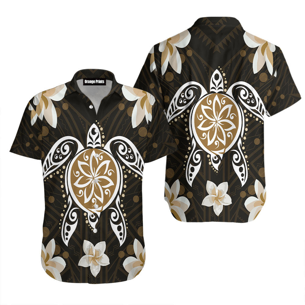 Gold Turtle Hawaiian Shirt – For Men And Women