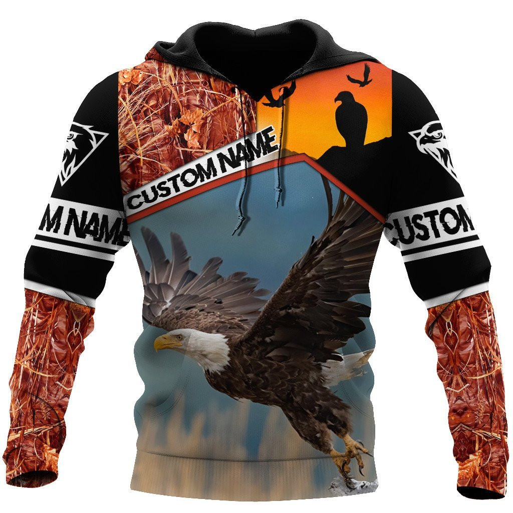 Eagle 3D All Over Printed Hoodie For Men And Women