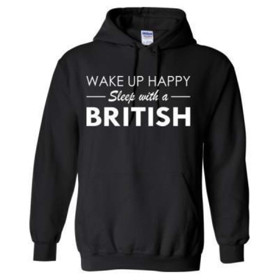 AGR Wake Up Happy Sleep With British – Heavy Blend™ Hooded Sweatshirt