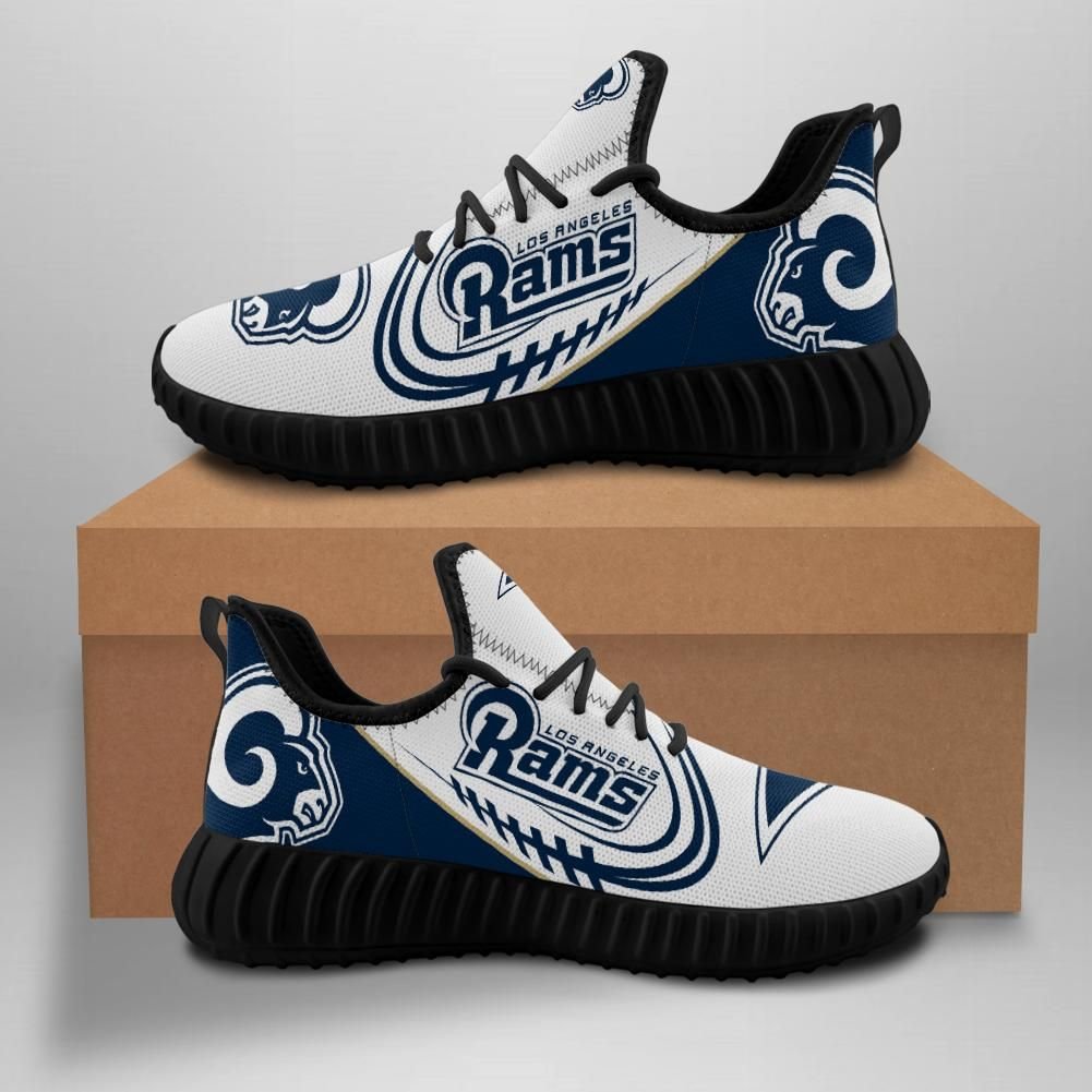 Los Angeles Rams Unisex Sneakers New Sneakers Football Custom Shoes Los Angeles Rams Yeezy Boost – Yeezy Shoes