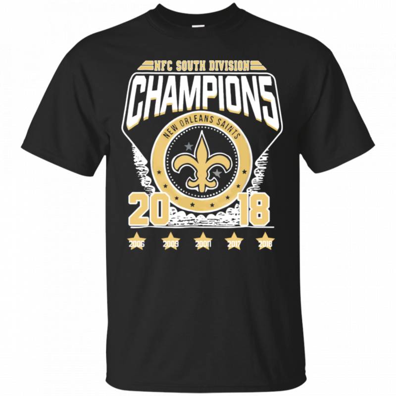 South Division Champions 2018 New Orleans Saints T-shirt