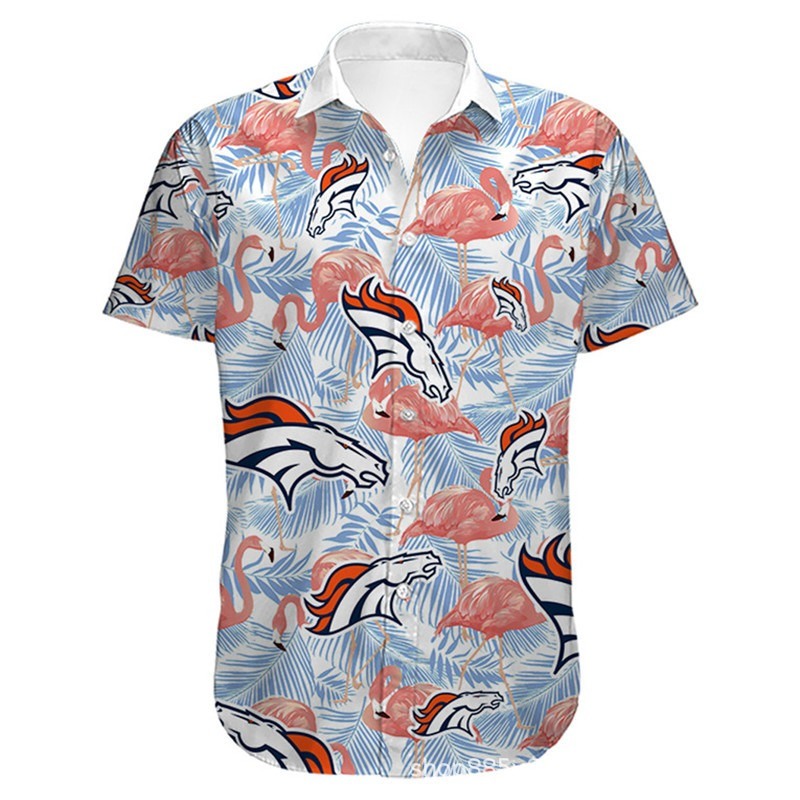 Denver Broncos Hawaiian Shirt Flower Summer 2022 Gift For Fans