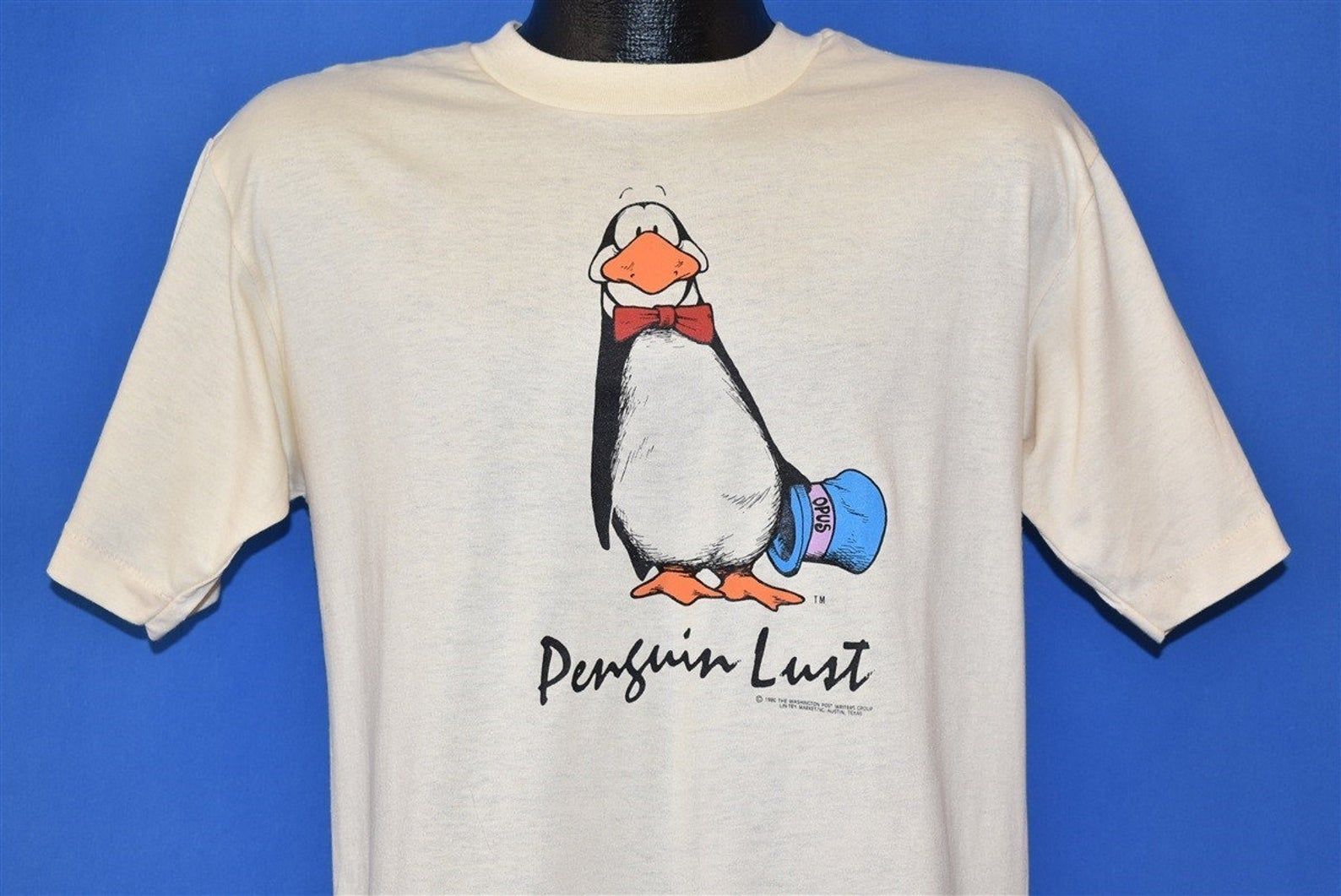 80S Opus Penguin Lust Bloom County T-Shirt