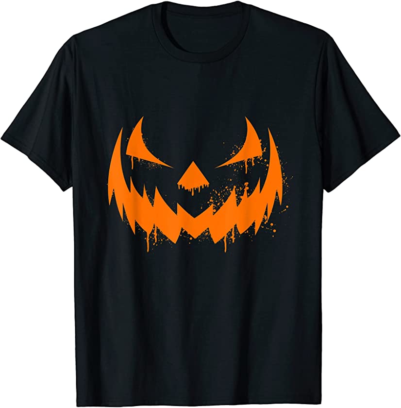 Scary Pumpkin Laugh Spooky, Halloween Costume, Funny, Horror T-Shirt