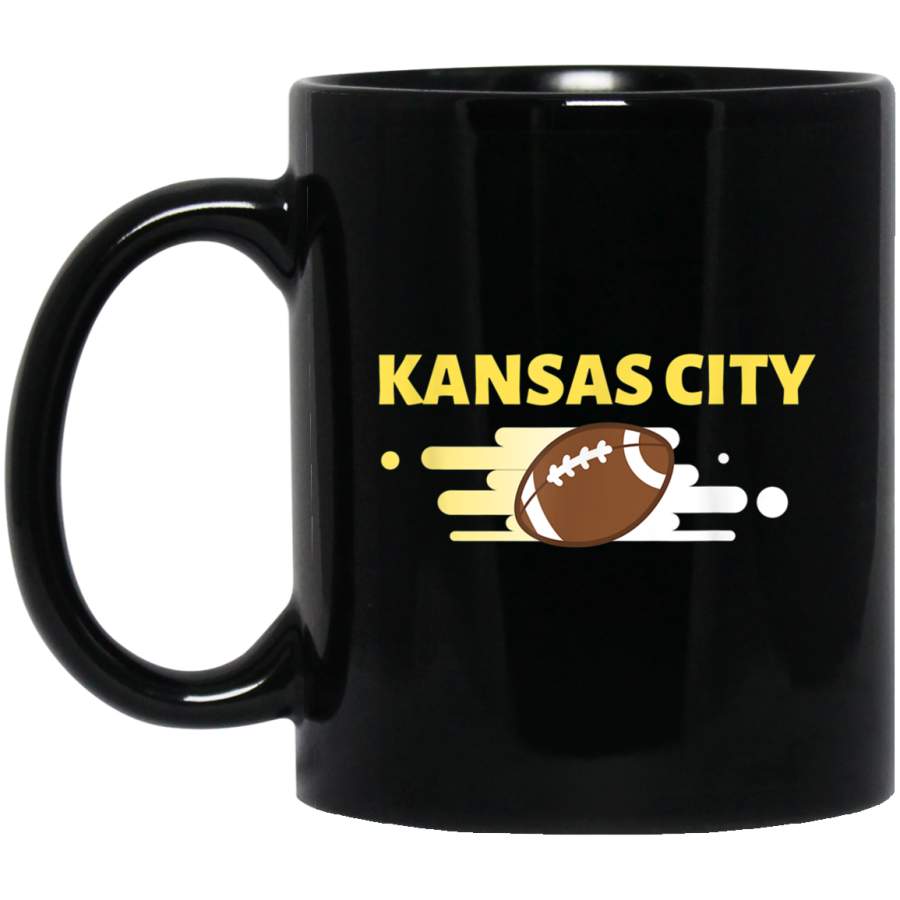 Cool Kansas City Football Fan Touchdown KC Team Mug