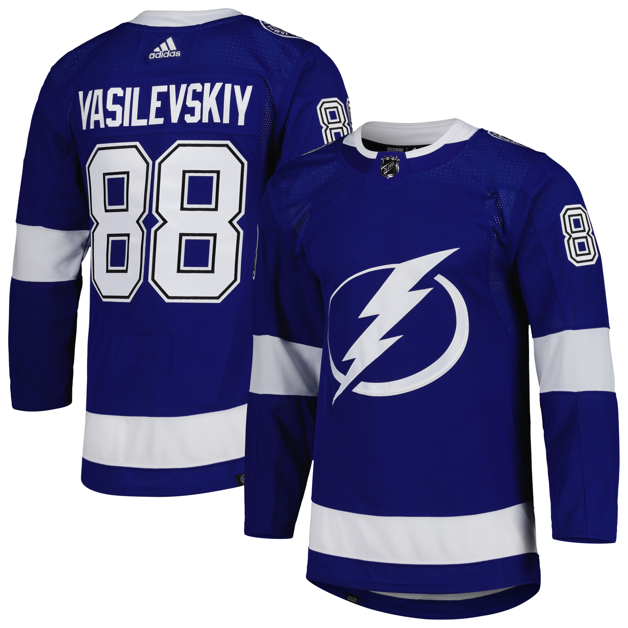 Andrei Vasilevskiy Tampa Bay Lightning Primegreen Authentic Player Jersey – Blue