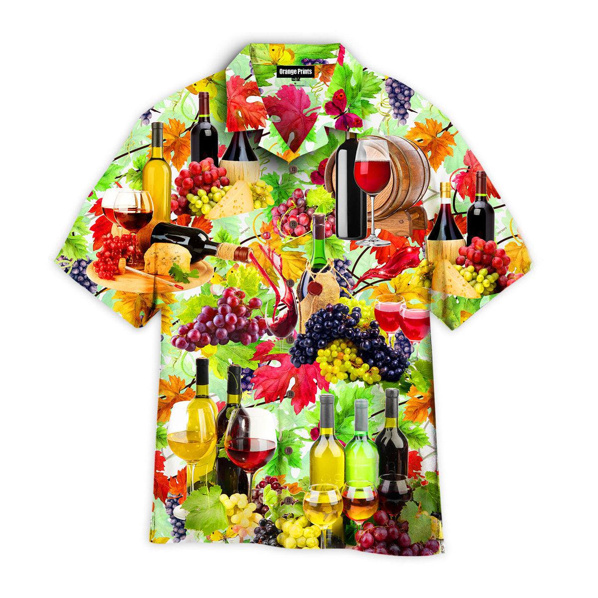 Wine Grapes Aloha Hawaii Shirts For Men Women Ha24944