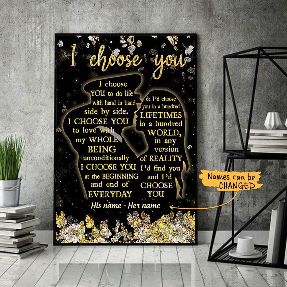 Personalized Veteran I Choose You Poster - Poster Art Design