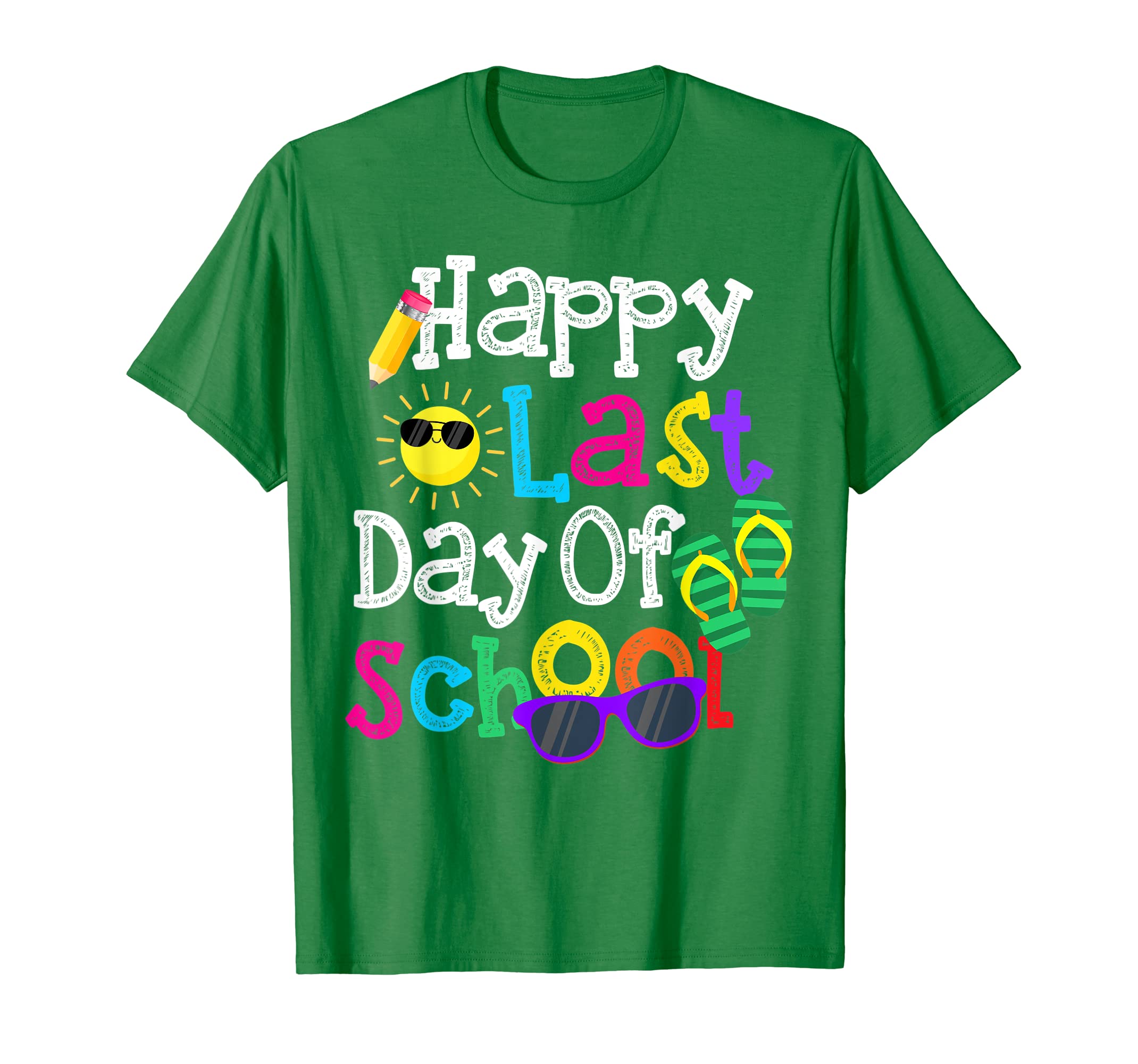 Happy Last Day Of School Tshirt Teacher Boys Girls Kids Gift