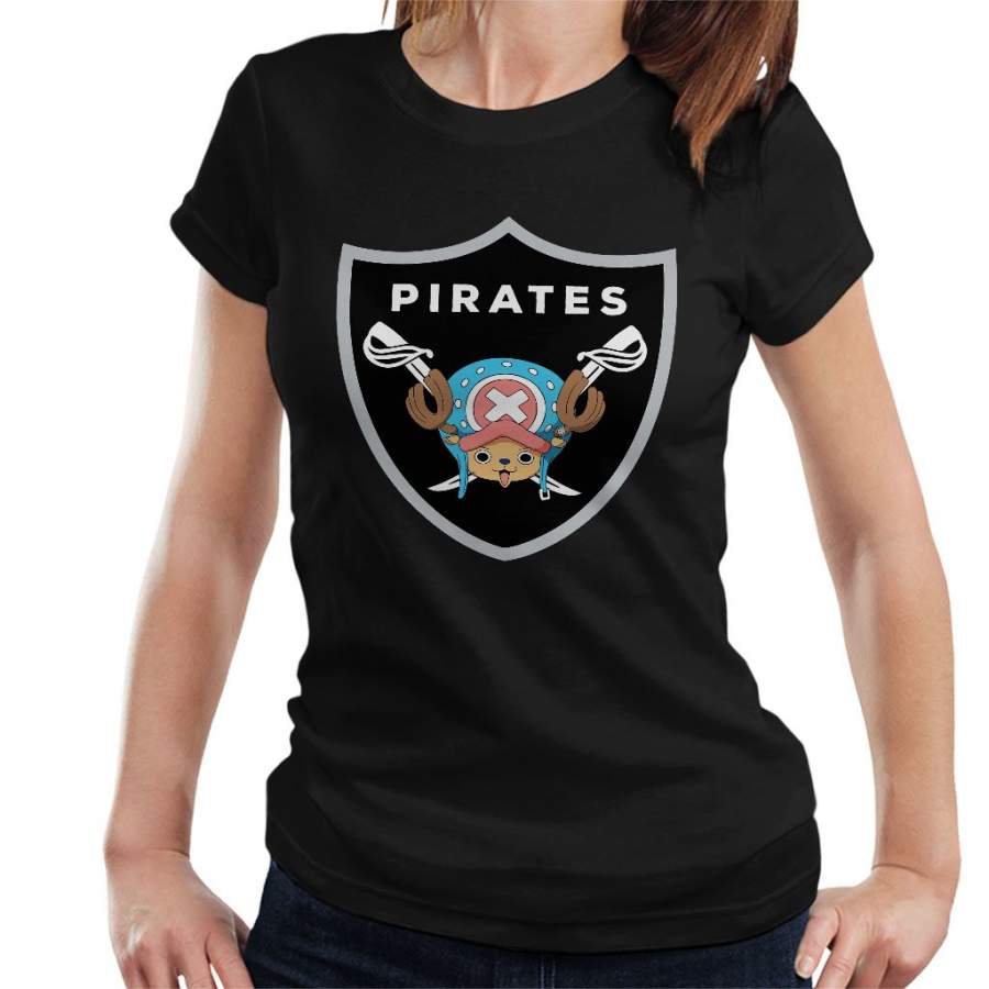 Tony Tony Chopper Pirates Raiders Logo One Piece Women’s T-shirt