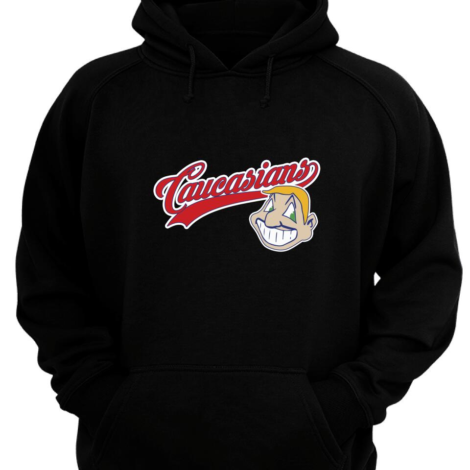 Caucasians American Af Funny Hoodie