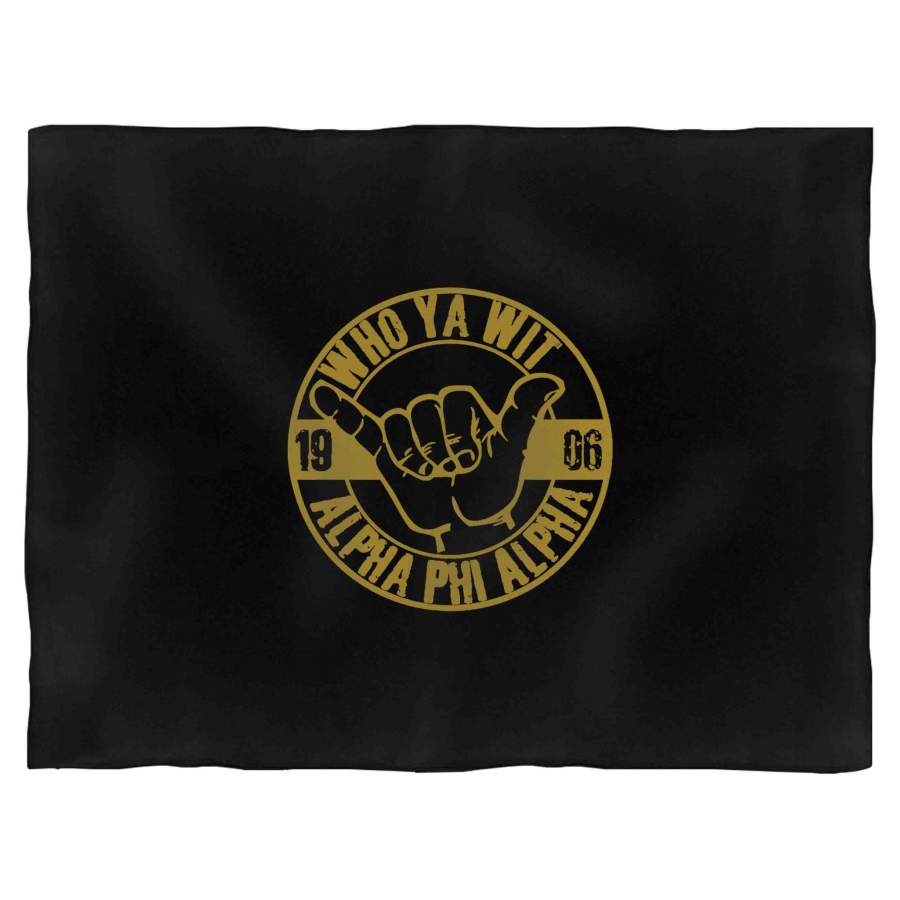 Who Ya Wit Alpha Phi Alpha Fraternity 1906 Blanket