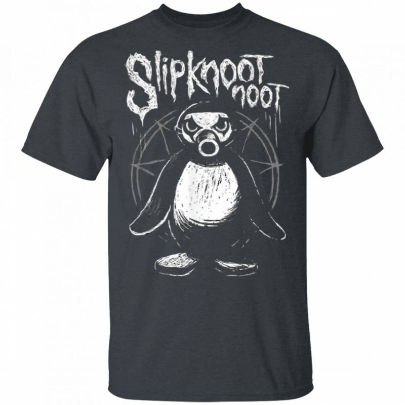 Slipknoot Noot Penguin Gothic Heavy-metal Rock Gift Idea  5.3 oz. T-Shirt